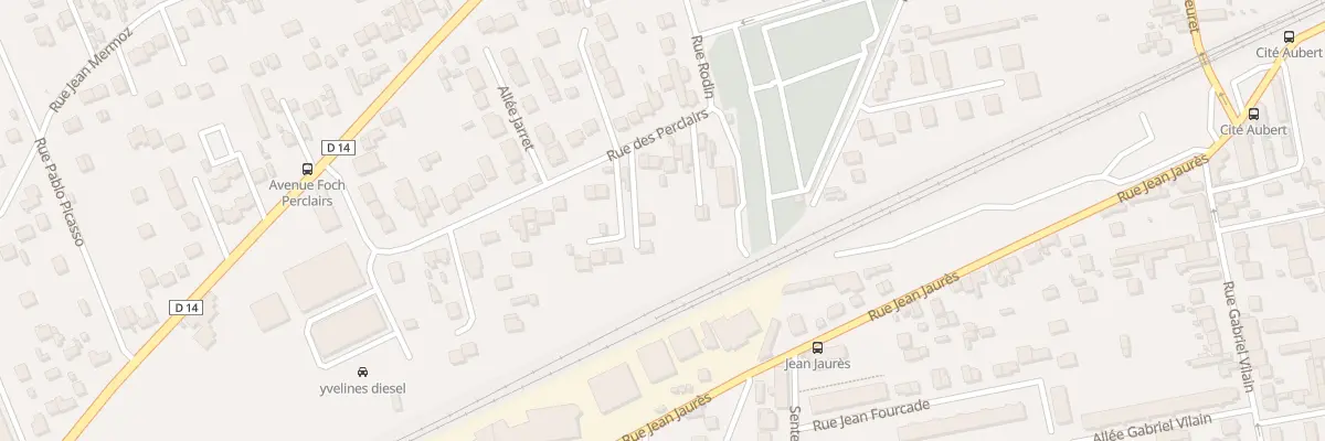 Plan du 13 Rue des Perclairs aux Mureaux