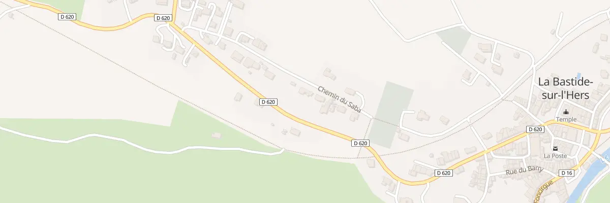Plan du 12 Che du Saba à La Bastide-sur-l’Hers
