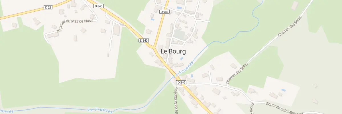 Plan du 5021 Le Bourg au Bourg