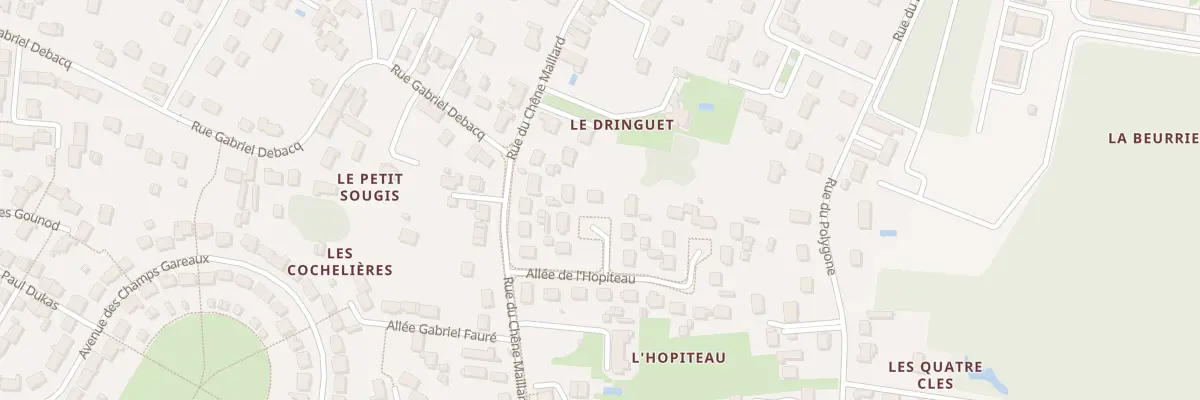Plan du 151 All de l’Hôpiteau à Saran