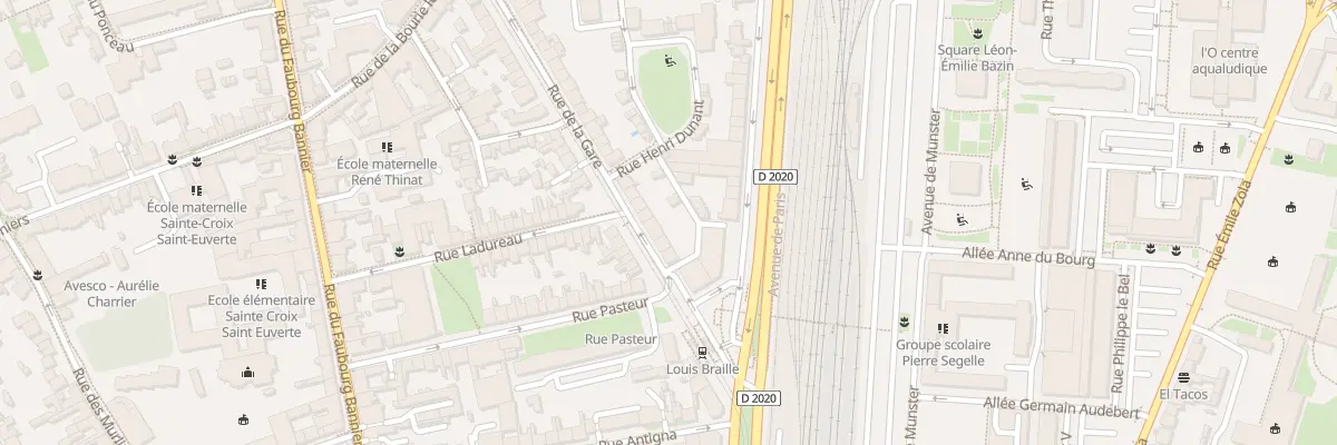 Plan du 8 Rue de la Gare à Orléans