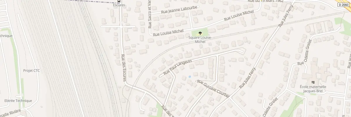 Plan du 13 Rue Paul Langevin à Fleury-les-Aubrais