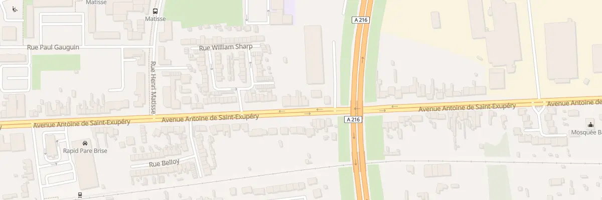 Plan du 293 Av Antoine de Saint Exupéry à Calais
