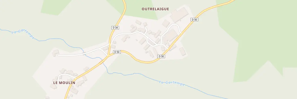 Plan du 15 Outrelaigue à Maisonnisses