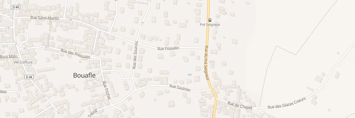 Plan du 53 Rue du Pré Seigneur à Bouafle