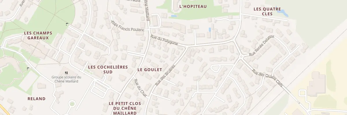 Plan du 487 Rue des Bruères à Saran