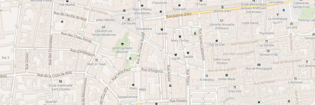 Plan du 3 Rue du Tabour à Orléans