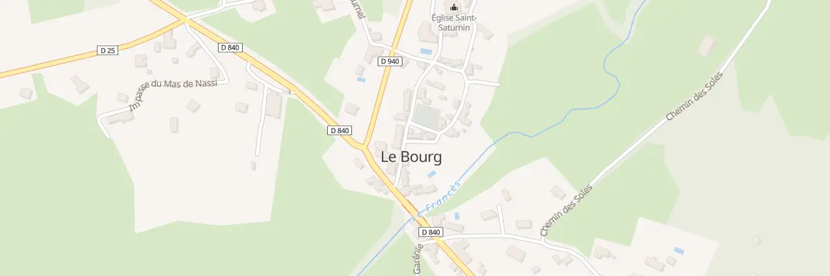 Plan du 5076F Le Bourg au Bourg
