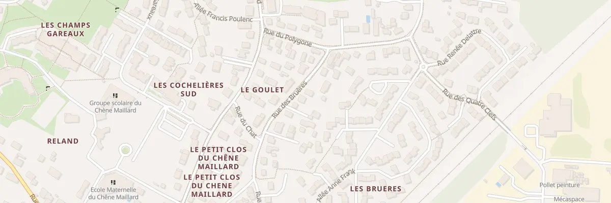 Plan du 440 Rue des Bruères à Saran