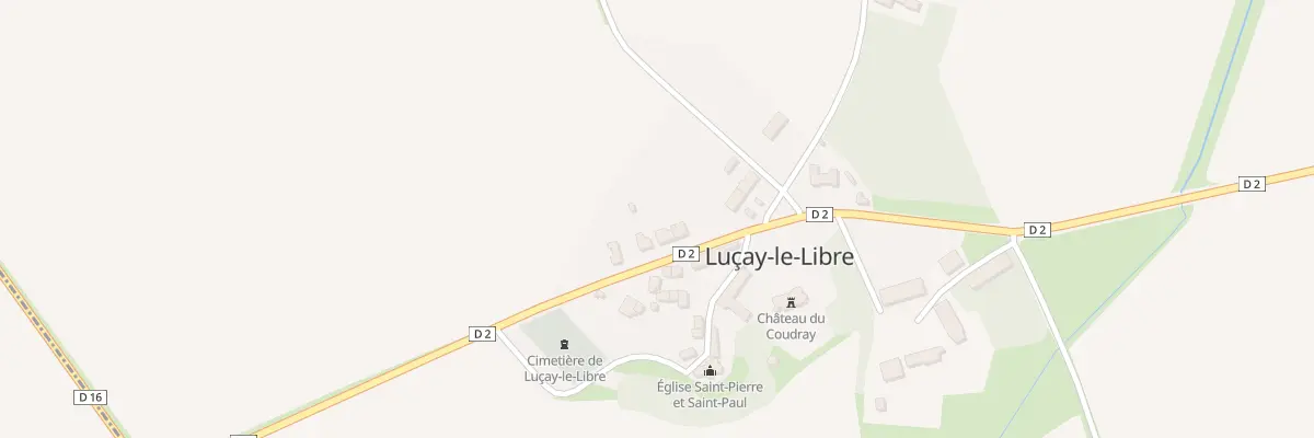 Plan du 2 Rte de Vatan à Luçay-le-Libre