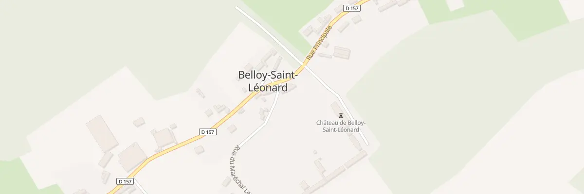 Plan du 1 Rue Ml Leclerc de Hauteclocque à Belloy-Saint-Léonard