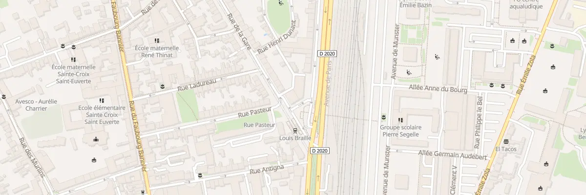 Plan du 2 Rue de la Gare à Orléans