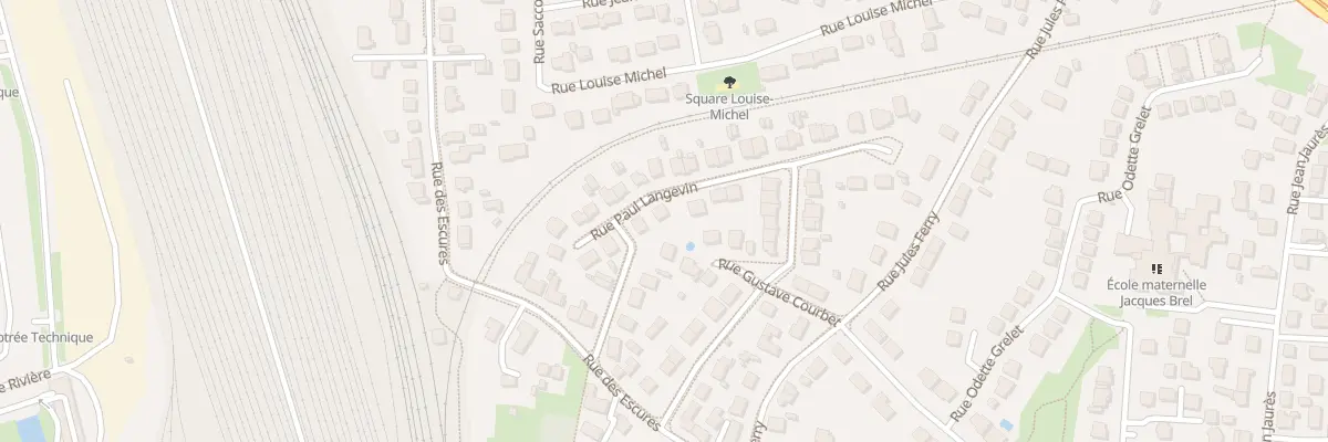 Plan du 6 Rue Paul Langevin à Fleury-les-Aubrais
