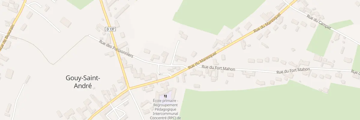 Plan du 2 Rue des Poissonniers à Gouy-Saint-André