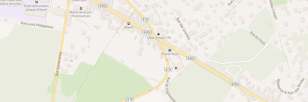 Plan du 40T Rte de Paris à Jouars-Pontchartrain