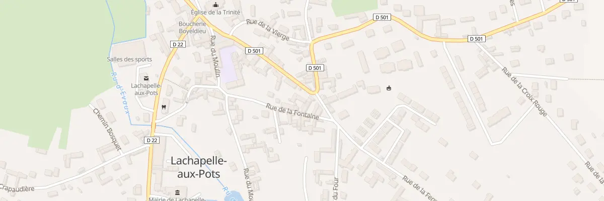 Plan du 18 Rue de la Ferme à Lachapelle-aux-Pots