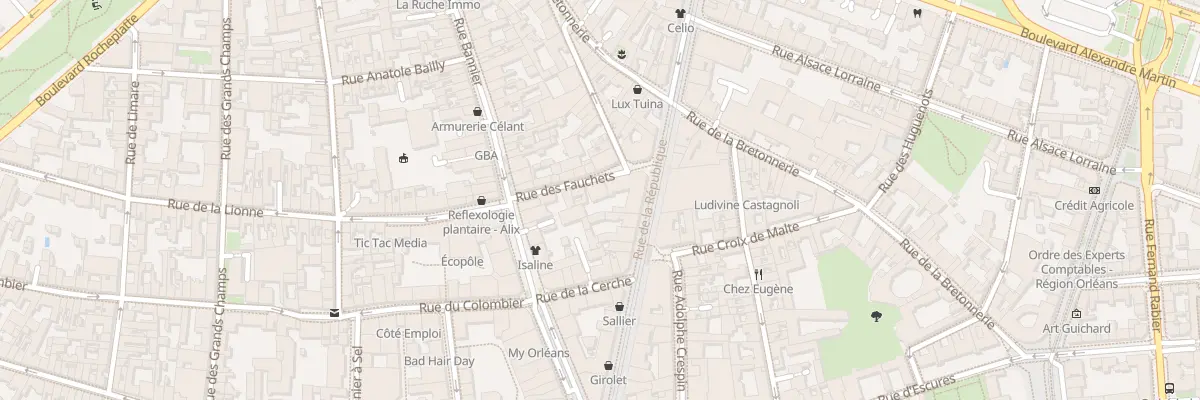 Plan du 3 Rue des Fauchets à Orléans