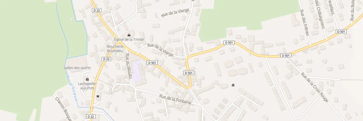 Plan du 7 Rue de Gerberoy à Lachapelle-aux-Pots