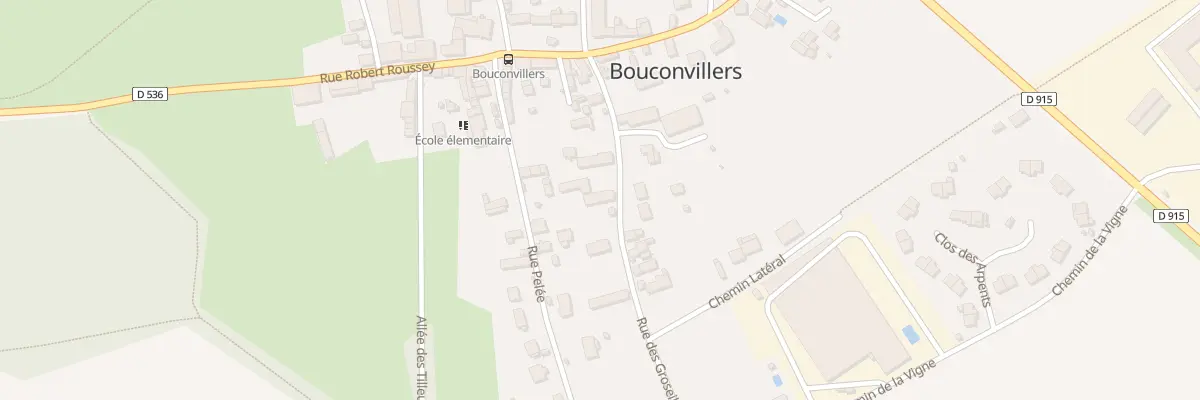 Plan du 8A Rue des Groseillers à Bouconvillers