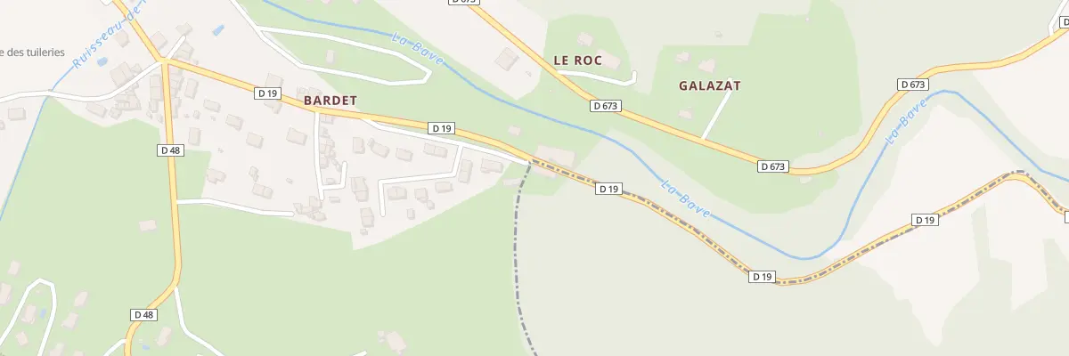 Plan du 5001 Bardet à Saint-Céré