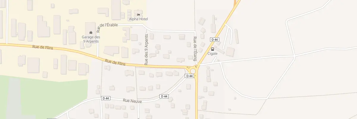 Plan du 36 Rue de Flins à Bouafle