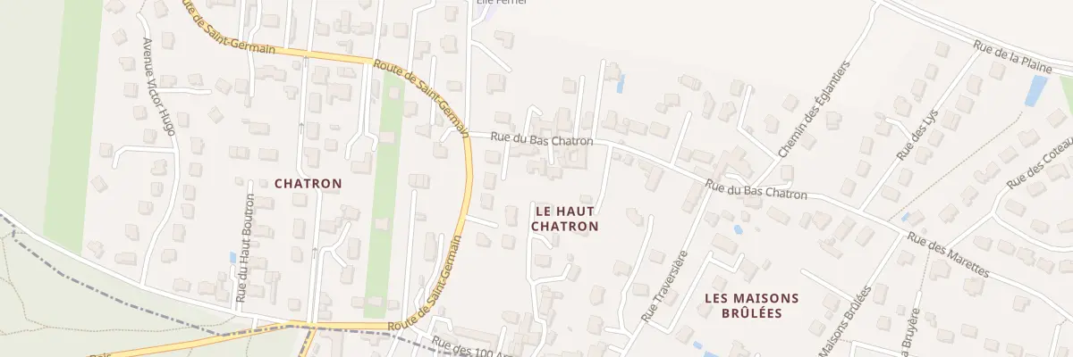 Plan du 4 Rue du Bas Chatron à Saint-Germain-de-la-Grange
