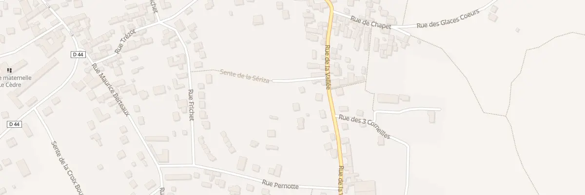 Plan du 204 Rue de la Vallée à Bouafle