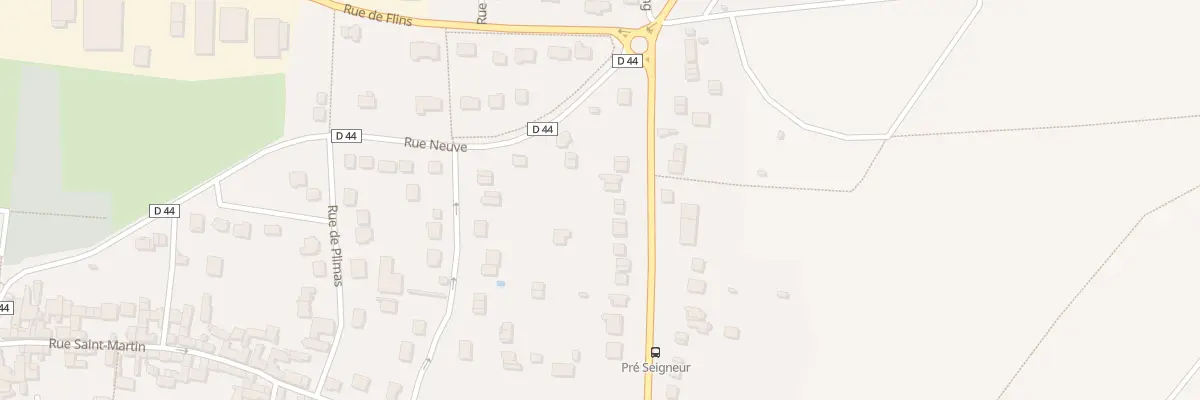Plan du 283 Rue du Pré Seigneur à Bouafle