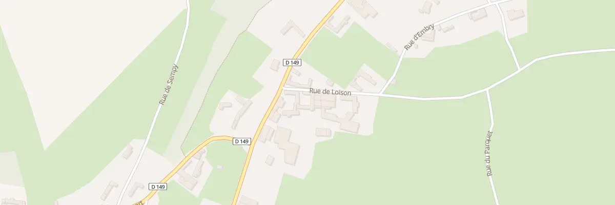 Plan du 2 Rue de Loison à Saint-Denœux