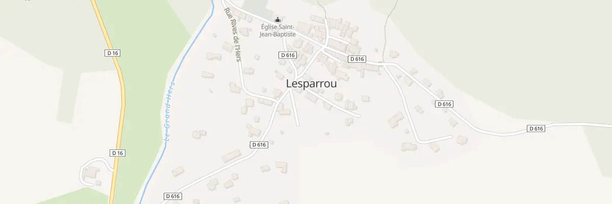 Plan du 4 Rue de la Poste à Lesparrou