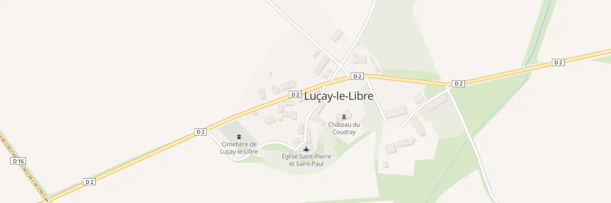 Plan du 5089 Le Bourg à Luçay-le-Libre