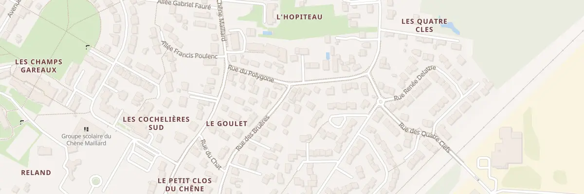 Plan du 522 Rue des Bruères à Saran
