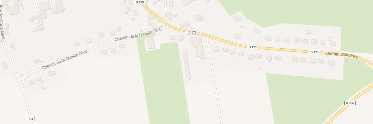 Plan du 20 Che d’Airaines à Allery