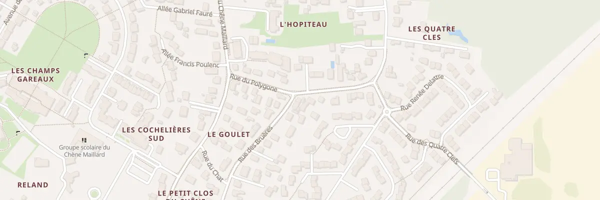 Plan du 528 Rue des Bruères à Saran