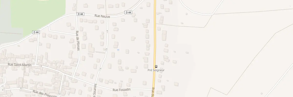 Plan du 221 Rue du Pré Seigneur à Bouafle