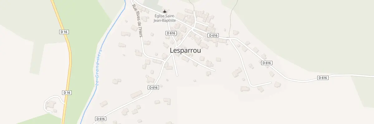 Plan du 173 Rue de la Poste à Lesparrou