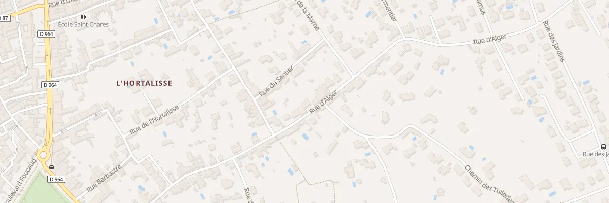 Plan du 75 Rue d’Alger à Gaillac