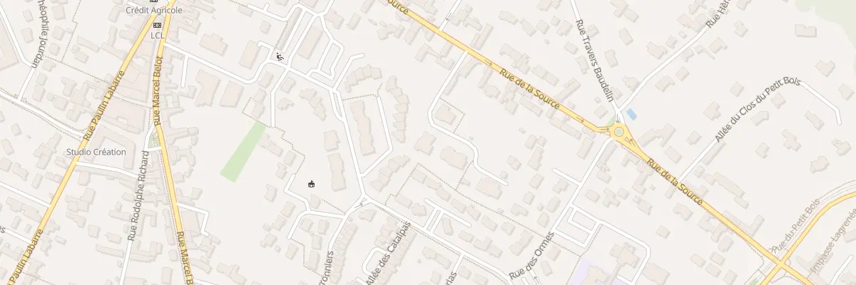 Plan du 350 Rue de la Source à Olivet