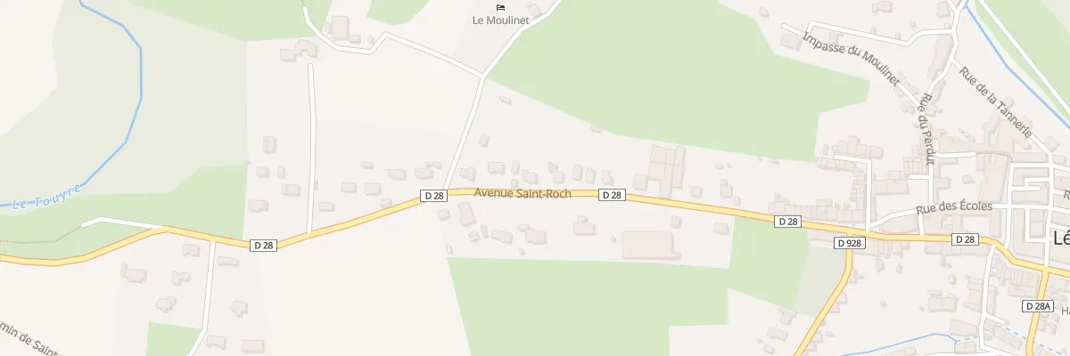 Plan du 44 Av Saint Roch à Léran