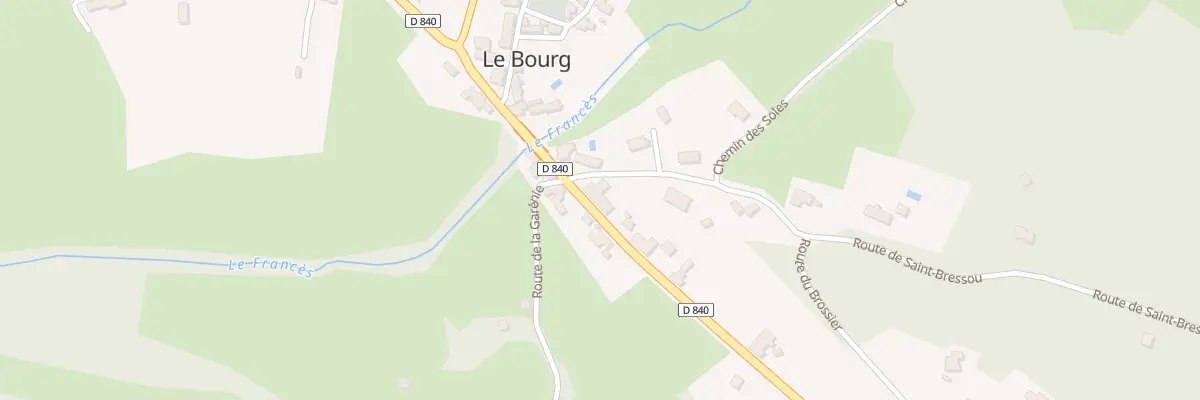 Plan du 5004 Le Bourg au Bourg