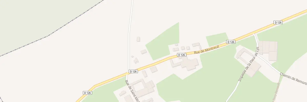 Plan du 5T Rue de Montreuil (Remortier) à Bimont
