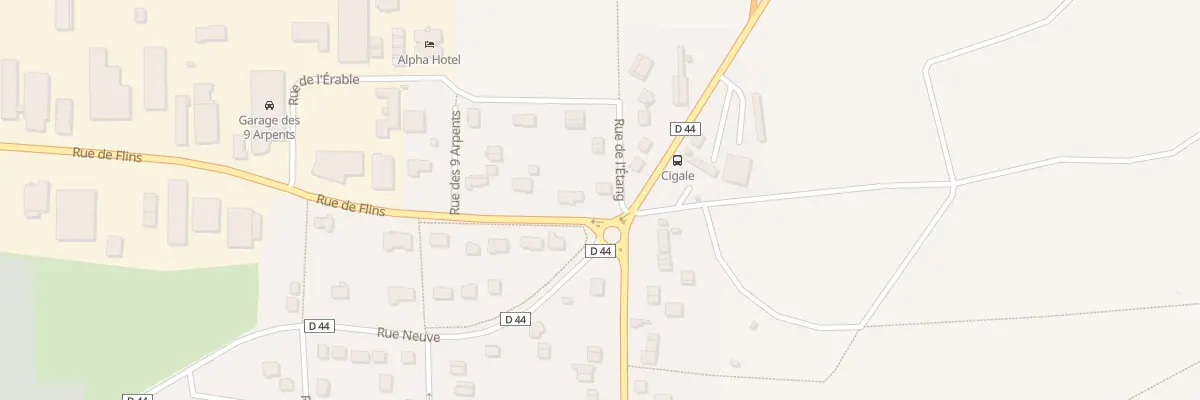 Plan du 5041 Voie 6 de Flins A la Vallee à Bouafle