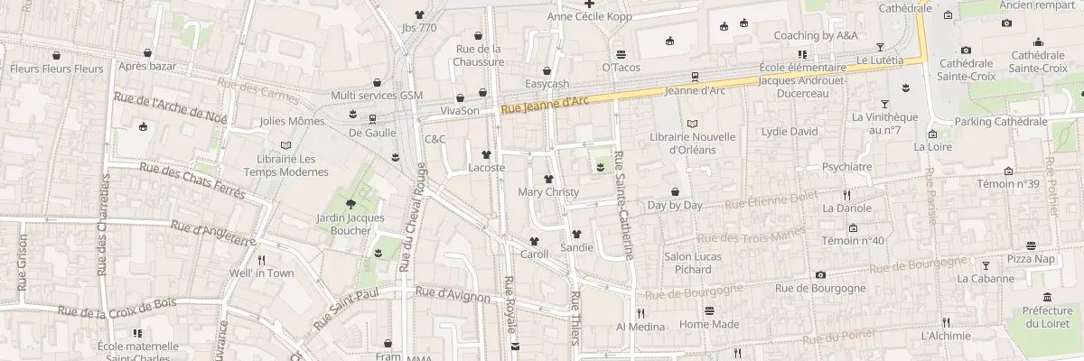 Plan du 9 Rue Charles Sanglier à Orléans
