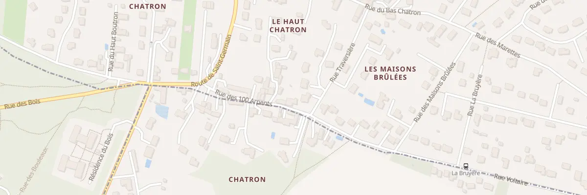 Plan du 13 Rue des Cent Arpents à Saint-Germain-de-la-Grange