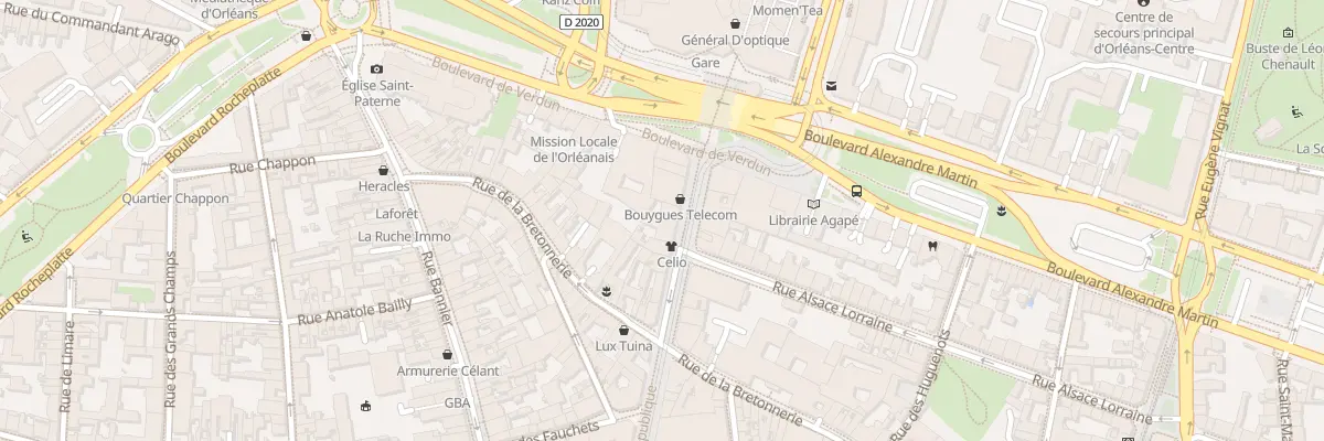 Plan du 35 Rue de la République à Orléans