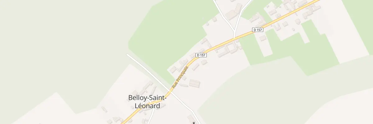 Plan du 12 Rue Rue Principale à Belloy-Saint-Léonard