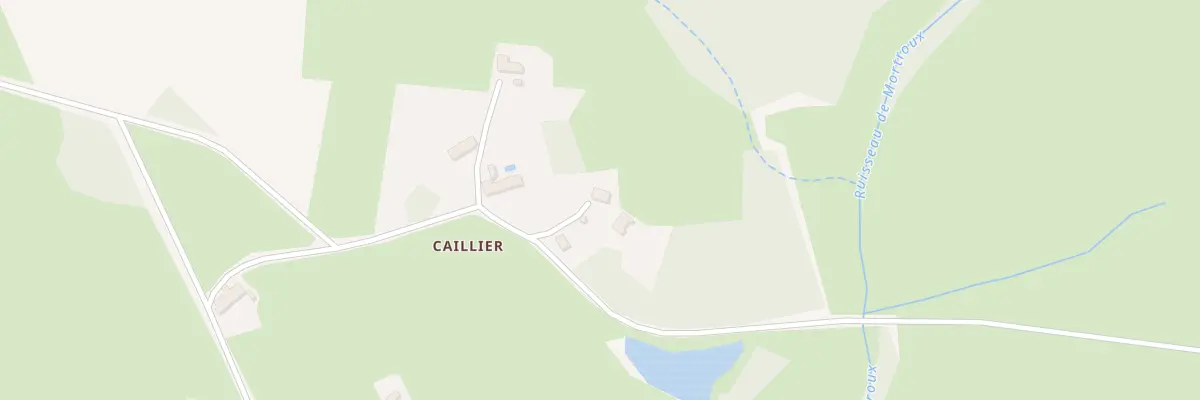 Plan du 14 Cailler à Mortroux