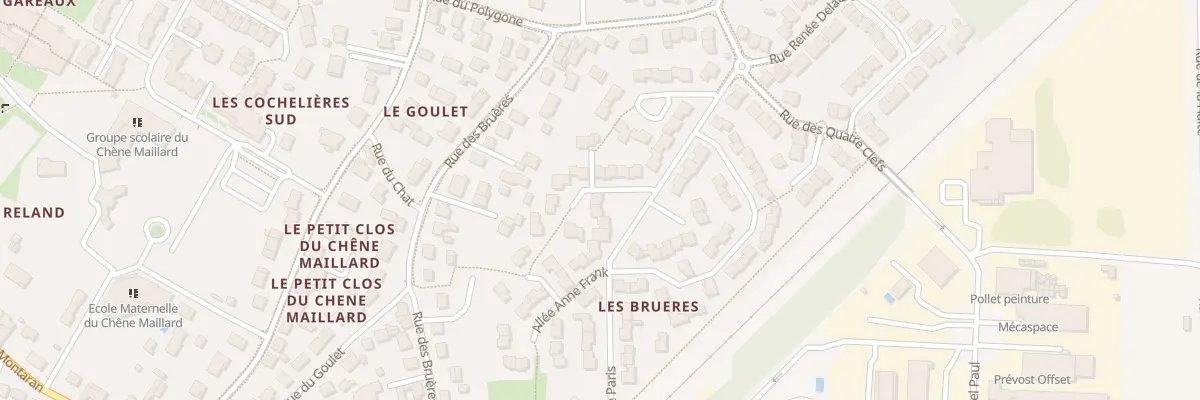 Plan du 108 All Louise Michel à Saran