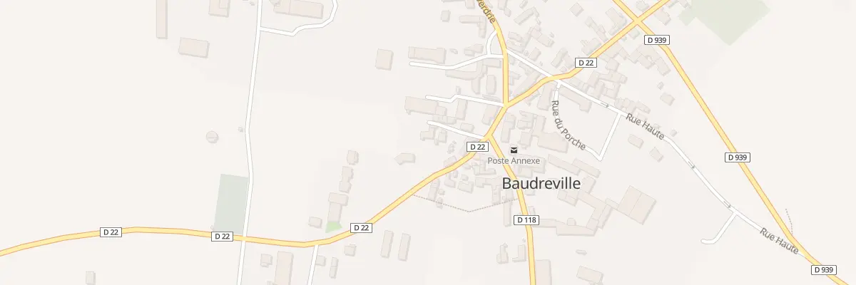 Plan du 1 Che de Faverolles à Baudreville
