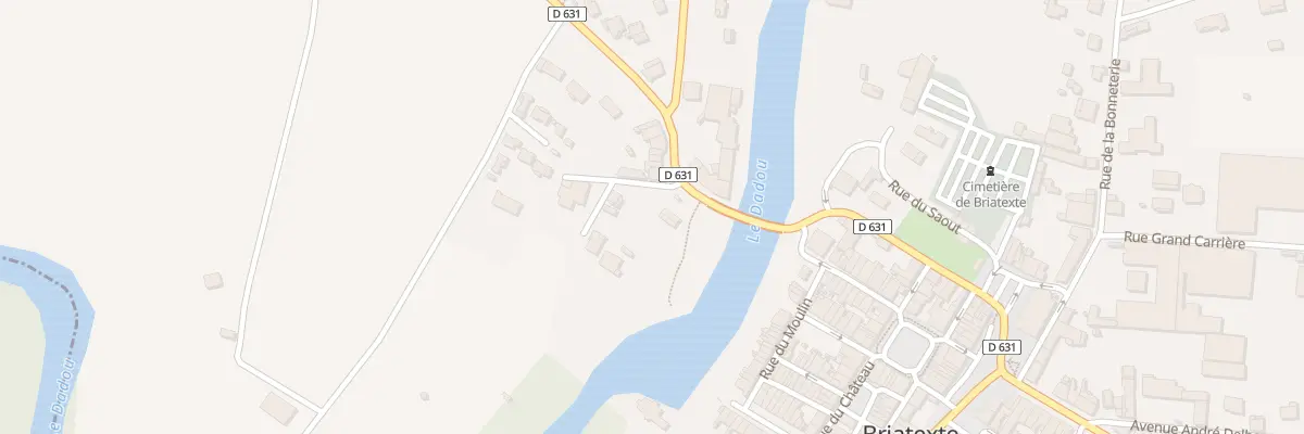 Plan du 1 Fg du Pont à Briatexte